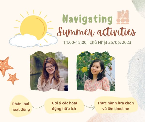 Hồi mình học cấp 3 Chuyên ngữ, mỗi khi hè đến là các bạn trong lớp lại nô nức tham gia dự án này, ho