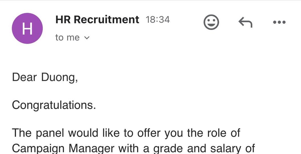 Từ khoá năm nay của mình là “Choose Yourself” - Chọn bản thân.