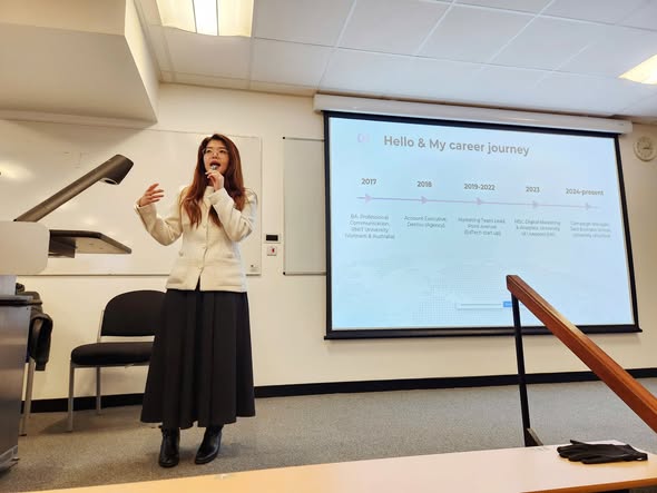 Rất là vinh dự được thầy Manhh Hungg mời về chia sẻ cùng các bạn sinh viên ngành Marketing tại Unive